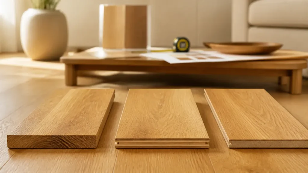 Massif, contrecollé ou stratifié : quel parquet choisir selon la pièce ?