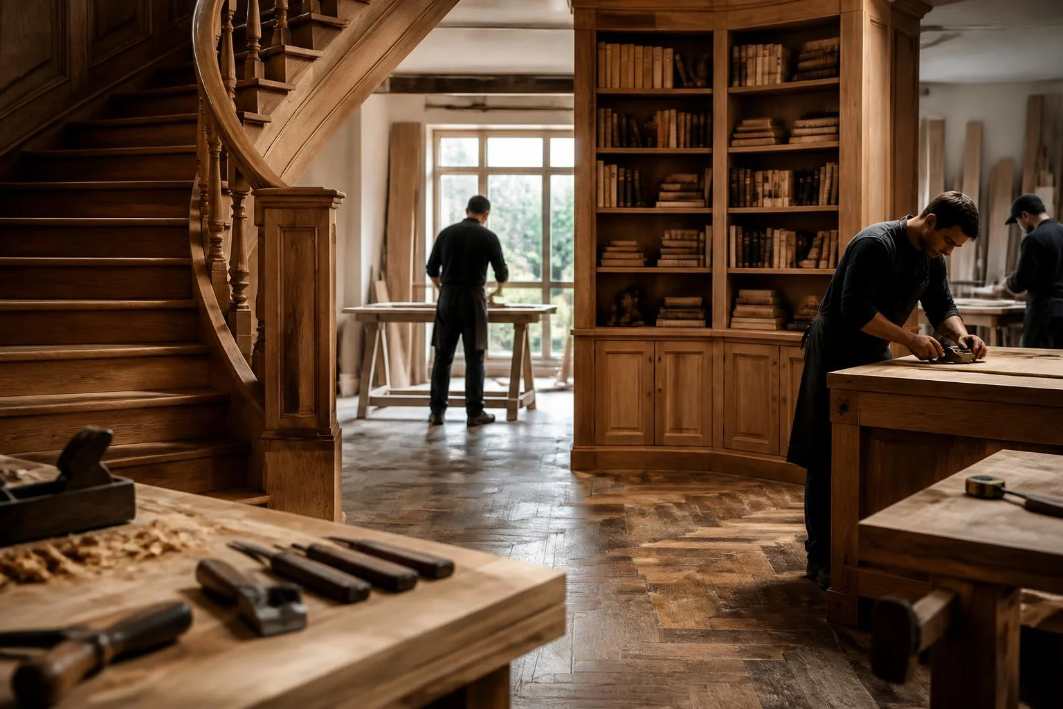 Métiers du bois : 6 savoir-faire pour un intérieur noble