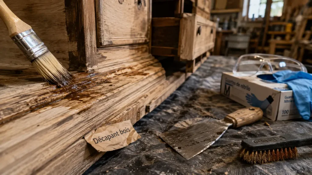 Décaper un meuble en bois : choisir entre produit gélifié, ponçage, thermique ou aérogommage
