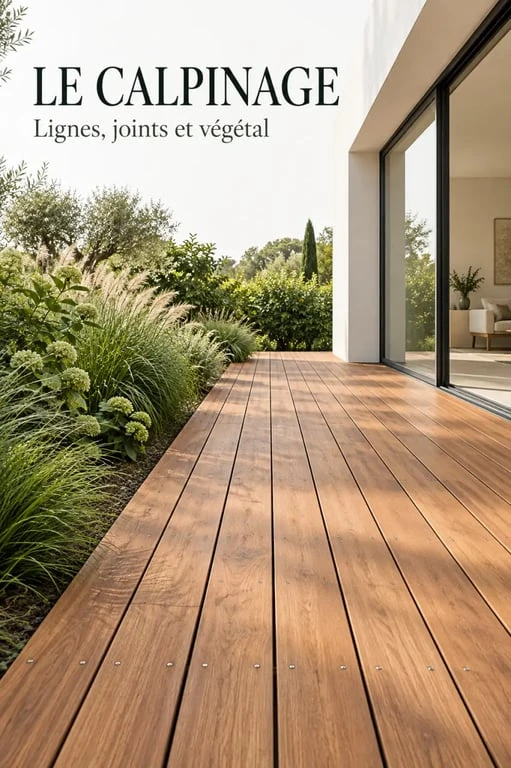 Les plus belles terrasse en bois avec calepinage soigné et finitions discrètes
