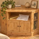 Meuble d angle en bois clair, à mesurer avant choix de modèle
