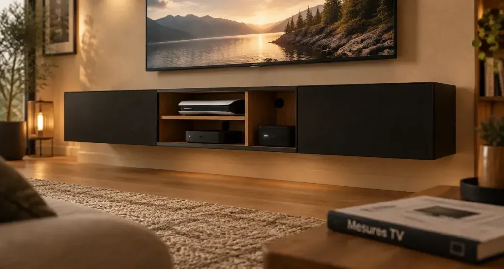 Meuble TV suspendu : 5 vérifications avant de choisir le bon modèle
