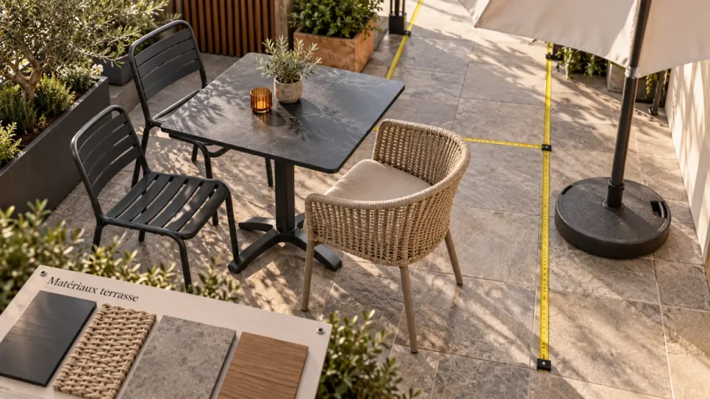 Mobilier de terrasse pour restaurant : accueillir plus de clients sans ralentir le service